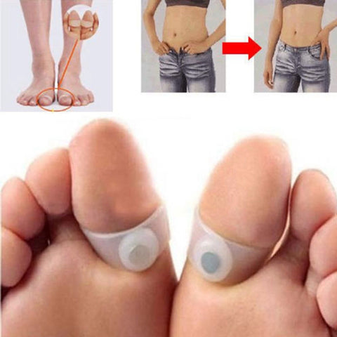 Magnetic Toe Rings Slimming Therapy